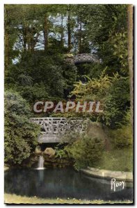 Postcard Modern Rennes La Cascade Du Jardin Des Plantes