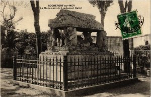 CPA ROCHEFORT-sur-MER Le Monument du Lieutenant Bellot (666890)