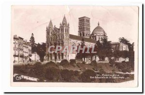 Angouleme Old Postcard General view of the cathedral