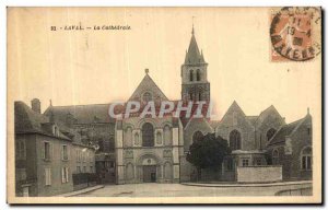 Old Postcard Laval La Cathedrale