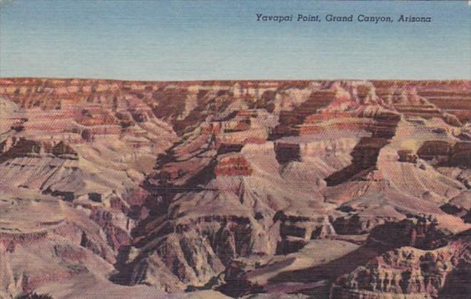 Arizona Grand Canyon Yavapai Point Curteich