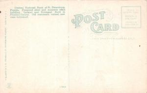 B89/ St Petersburg Florida Fl Postcard c1910 Central National Bank Building