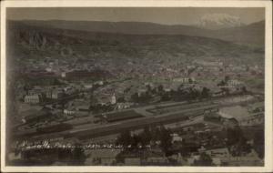 La Paz Bolivia - M. Mancilla Photographer c1915 Real Photo Postcard