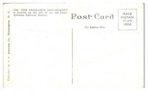 Early 1900s Ordnance Department, Washington, DC Postcard