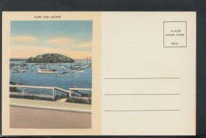 America Postcard - Cap Cod Yachts, Massachusetts     T7511
