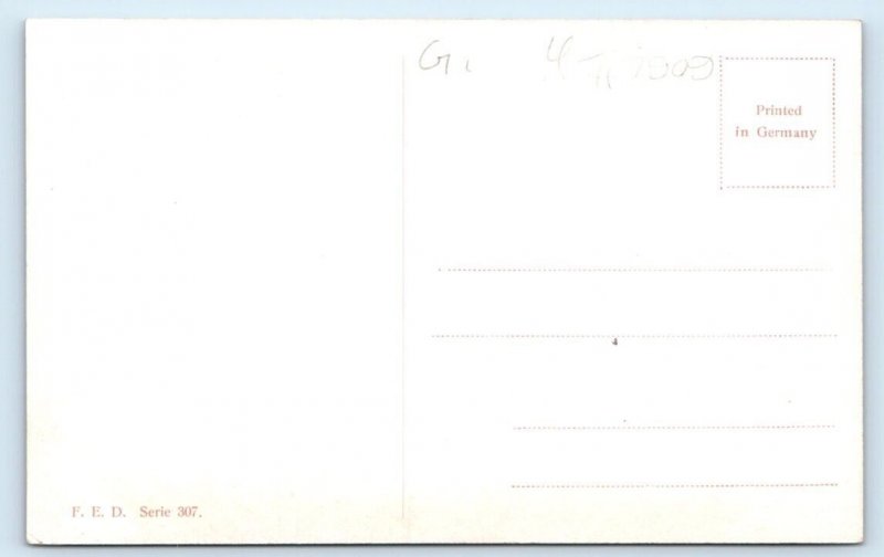 Braubach m Marxburg GERMANY Postcard