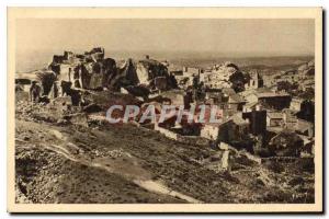 Old Postcard Les Baux B R General view