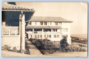 Honolulu Hawaii HI Postcard RPPC Photo Kapalama Dormitory Kamehameha c1940's