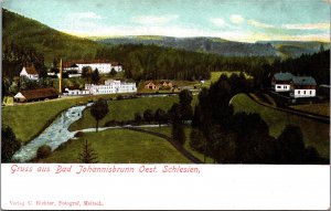 Czech Republic Bad Johannesbad Oest Schlesien Janské Lázně Postcard  C010