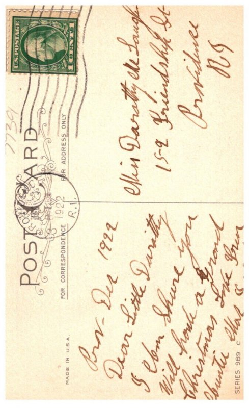 Christmas  Girl white snowsuit playing fliute