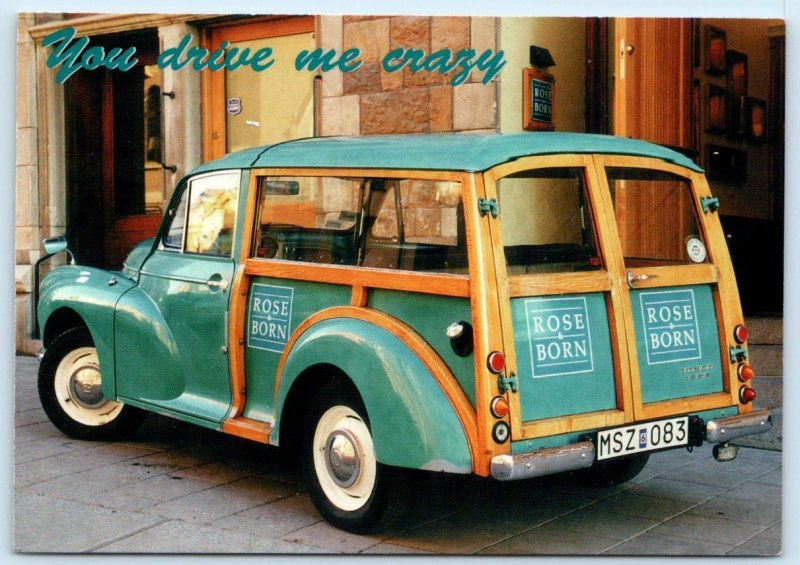STOCKHOLM, SWEDEN ~ Advertising ROSE & BORN Woody Wagon  4x6 Modern Postcard