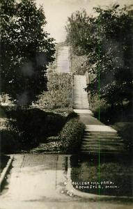 College Hill Park Rochester Minnesota MN 1909 Real Photo