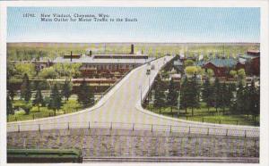 Wyoming Cheyenne New Viaduct Main Outlet For Motor Traffic To The South