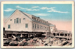Mt. Washington New Hampshire 1920s Postcard New Summit House