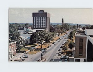 Postcard Looking south on Washington Street, Watertown, New York