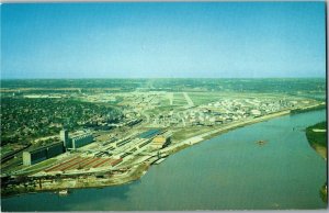 Aerial View Fairfax Industrial District Union Pacific Kansas City KS PostcardC72