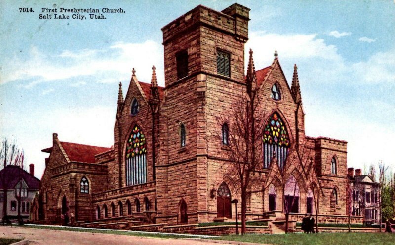 Salt Lake City, Utah - The First Presbyterian Church - c1909