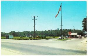 Naval Amphibious Base Little Creek VA No. 3 Gate U.S. Navy Postcard 1950s