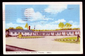 Ontario GANANOQUE Ganroc Motel Telephone 251 - pm1952 - PECO