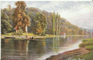 Buckinghamshire Postcard - Cliveden Reach    A7388