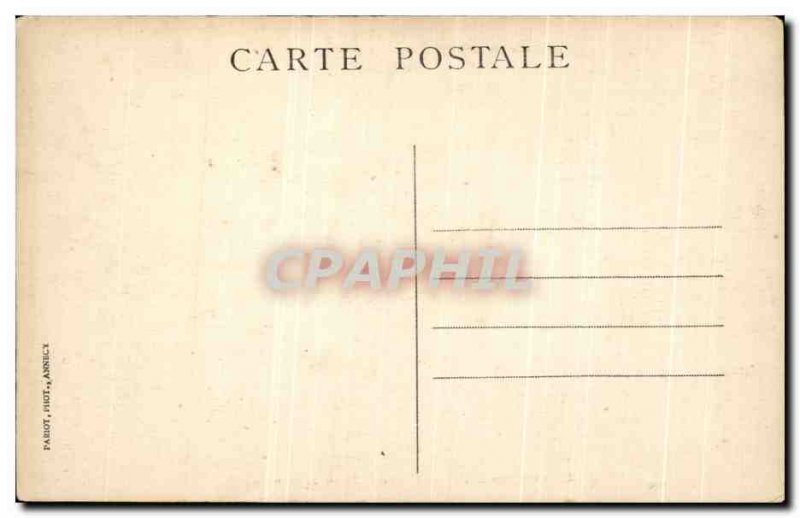 Old Postcard Environs d & # 39Annecy Chateau de Menthon