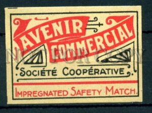 500558 AVENIR COMMERCIAL Vintage match label