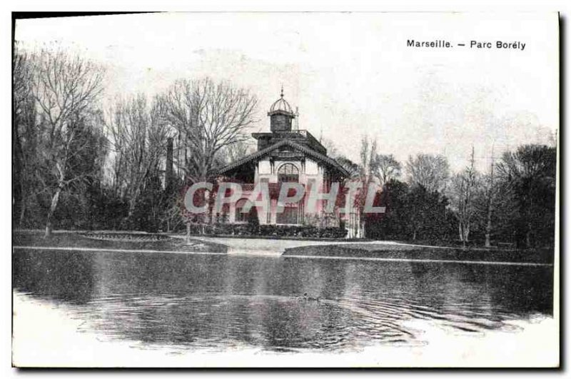 Postcard Old Marseille Parc Borely