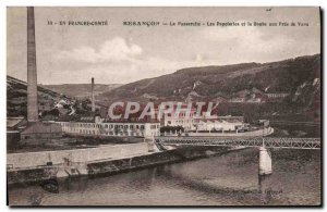 Old Postcard France Comte Besancon Gateway Paper mills and the Doubs to Pres ...