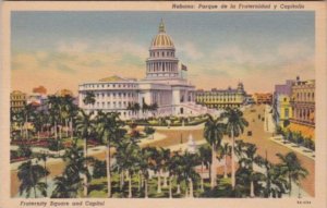 Cuba Havana Fraternity Square and Castle Curteich