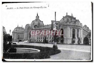 Postcard Old Paris Petit Palais on the Champs Elysees