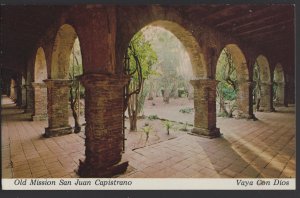 California Old Mission San Juan Capistrano Interior Front Corridor ~ Chrome