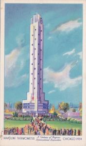 Chicago World's Fair 1933 Havoline Thermometer