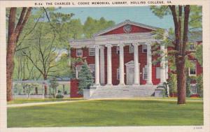 Virginia Hollins College The Charles L Cooke Memorial Library