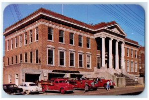 c1950's City Hall And Fire Station Hattiesburg Mississippi MS Vintage Postcard