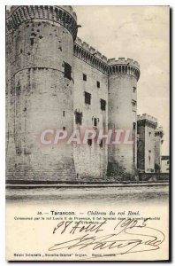 Old Postcard Tarascon King Rene Chateau Starts with King Ludwig II of Provenc...