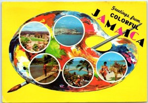 M-40489 Greetings from Colorful Jamaica