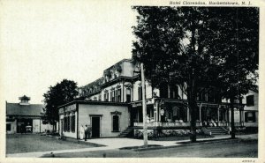 USA New Jersey Hotel Clarendon Hackettstown Vintage Postcard 08.30