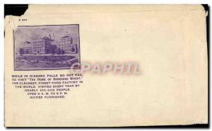 Card Envelope While in Niagara Falls Do Not Fail To Visit The Home Of Shredde...