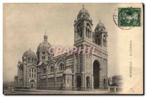 Old Postcard Marseille La Cathedrale