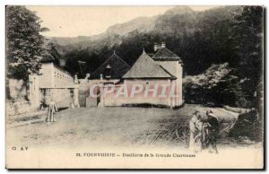 Fourvoirie - Distillery of the Grande Chartreuse - father - Old Postcard