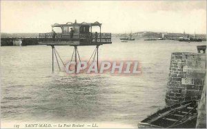 Postcard Old Saint Malo Rolling Bridge