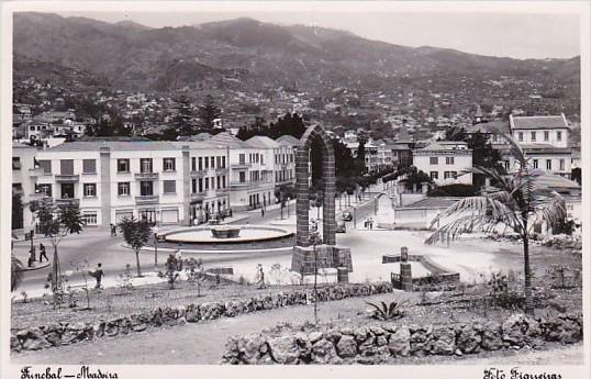 Portugal Madeira Funchal Street Scene Real Photo