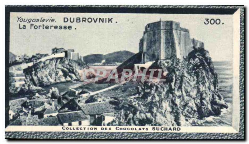 Image Yugoslavia Dubrovnik Fortress Chocolate Suchard