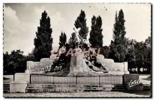 Modern Postcard Tourcoing War memorial Militaria