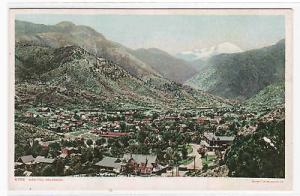 Panorama Manitou Colorado 1910c Phostint postcard