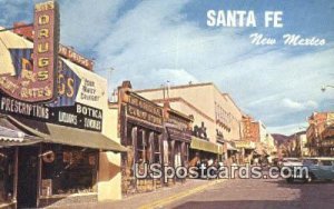 San Francisco Street in Santa Fe, New Mexico