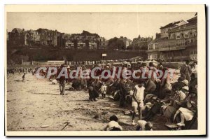 Old Postcard Dinard Beach Scenes And Games