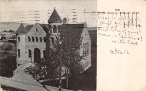 BILLINGS MONTANA~PUBLIC LIBRARY ~ADOLPH SELIGE #1933 PUBL POSTCARD 1907