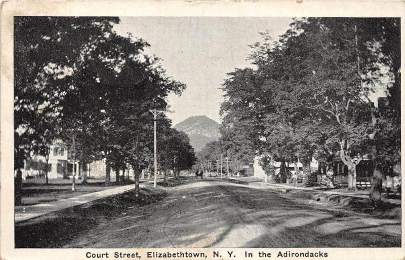 12244  NY  Elizabethtown  1920's  Court Street