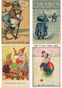 FANTAISIE GREETINGS FANTASY Pre-1930 in ALBUM 270 CPA (L4383)